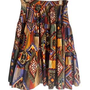 Vintage Western Boho Rodeo Western Cowgirl Skirt Women's Size S